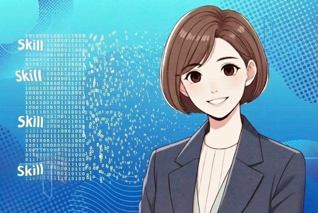 AI秘書の学習機能 - ユーザーの使い方から成長するAIシステムのイメージ図